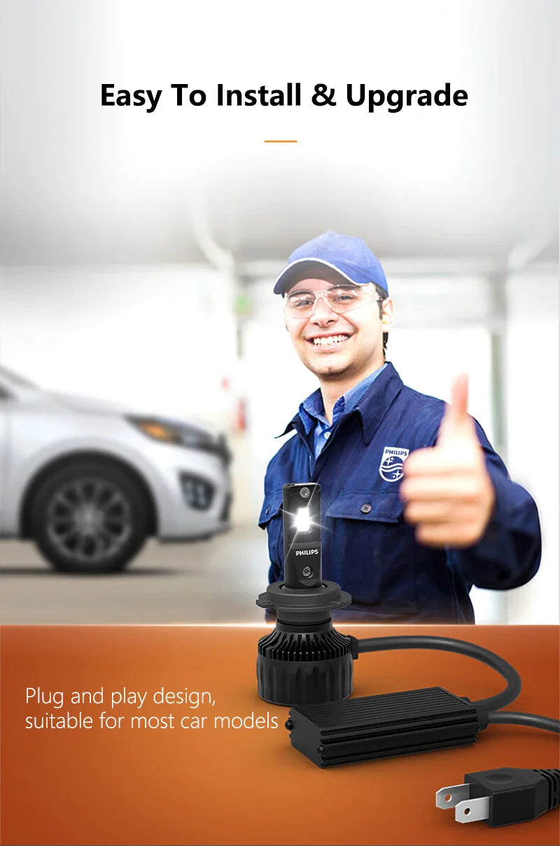 Philips Ultinon Rally LED Headlight 100W 9000LM