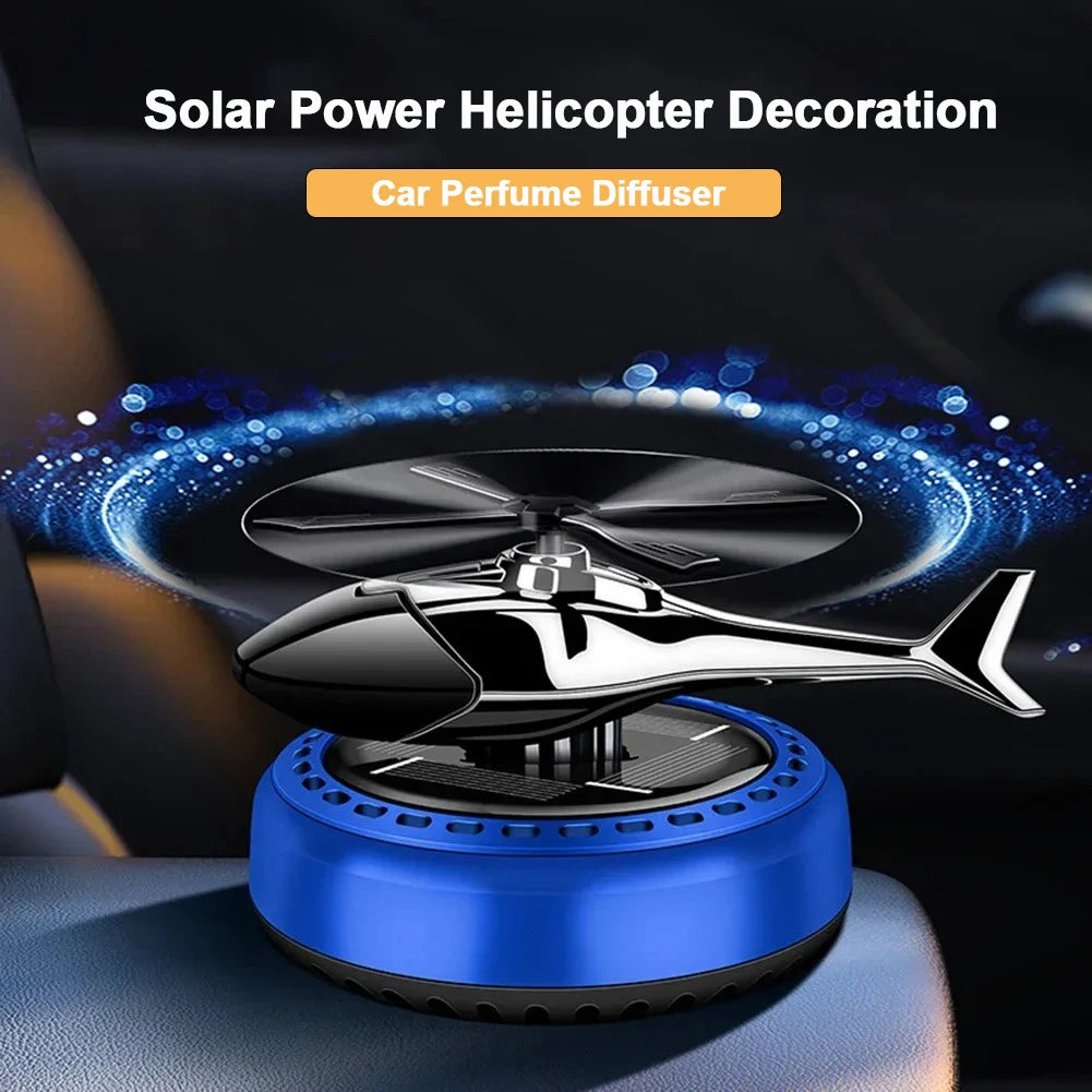Solar Helicopter Car Air Freshener