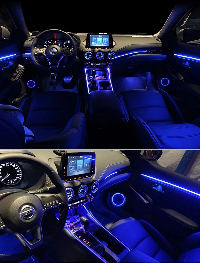 طقم إضاءة داخلية RGB 22 في 1 لسيارات BMW الفئة الثالثة