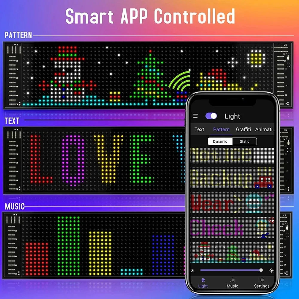 لوحة بكسل مصفوفة LED بتطبيق Demon Eyes