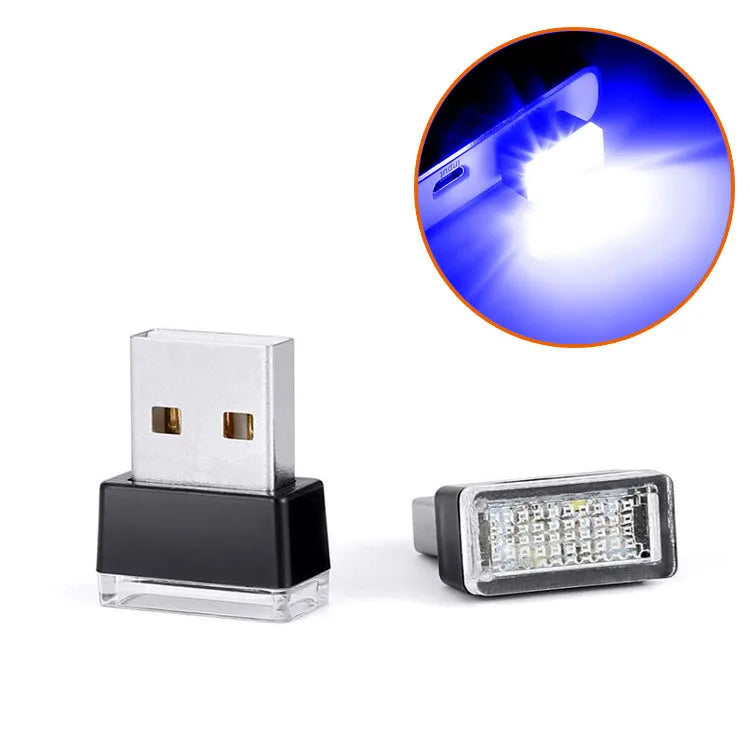 إضاءة LED محيطية صغيرة بمنفذ USB (قطعتان/10 قطع)