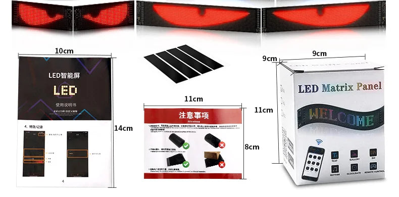 Devil Eyes LED Windshield Light (2PCS)