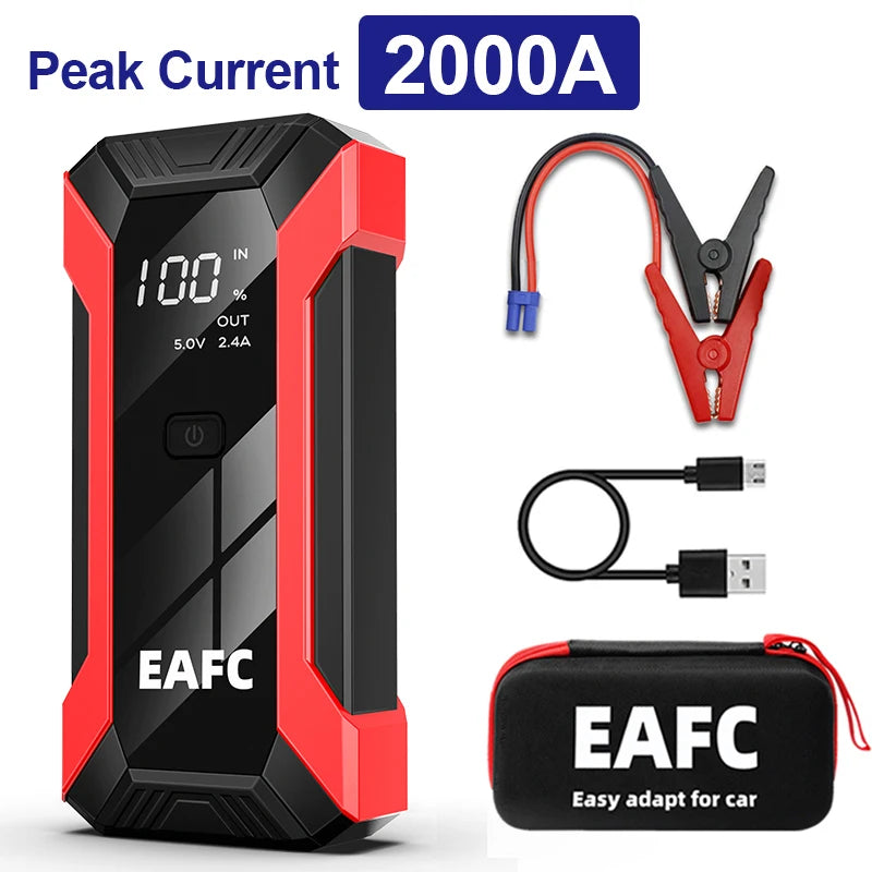 Portable 2000A Jump Starter 12V