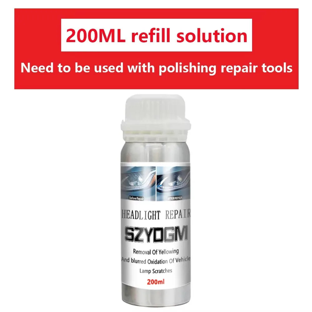 Car Headlight Restoration Kit