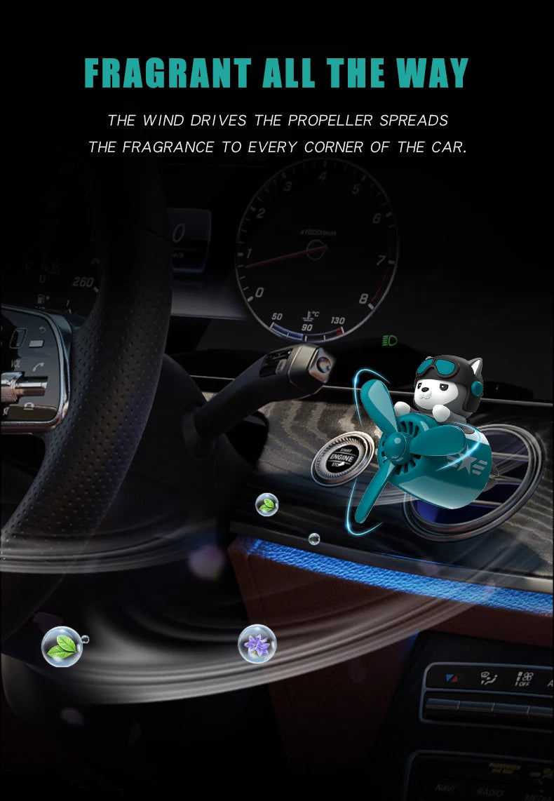 Pilot Dog Car Air Freshener