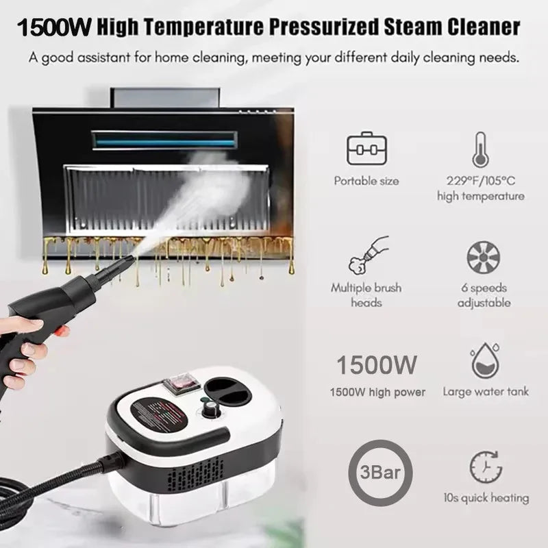 Car & Kitchen Steam Cleaner