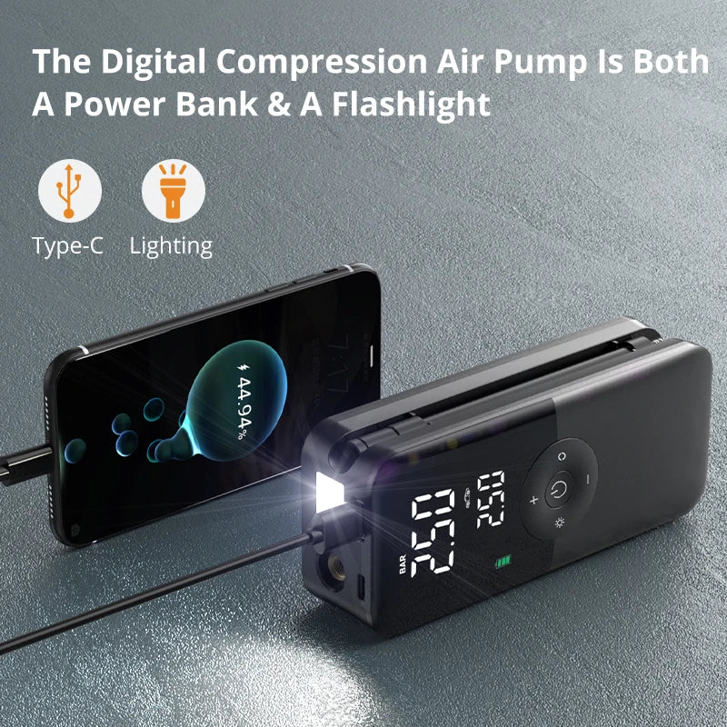 CARSUN Rechargeable Tire Inflator
