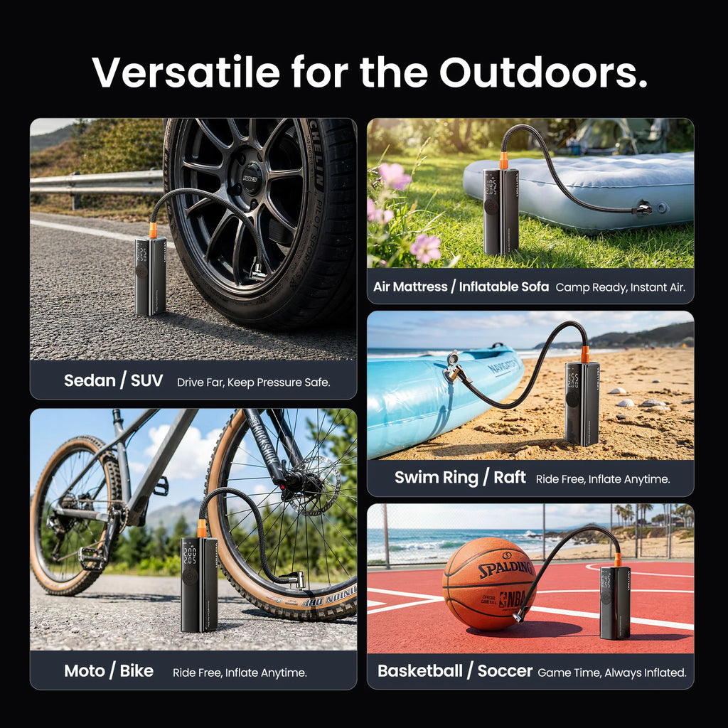 Wireless Tire Inflator 5200mAh