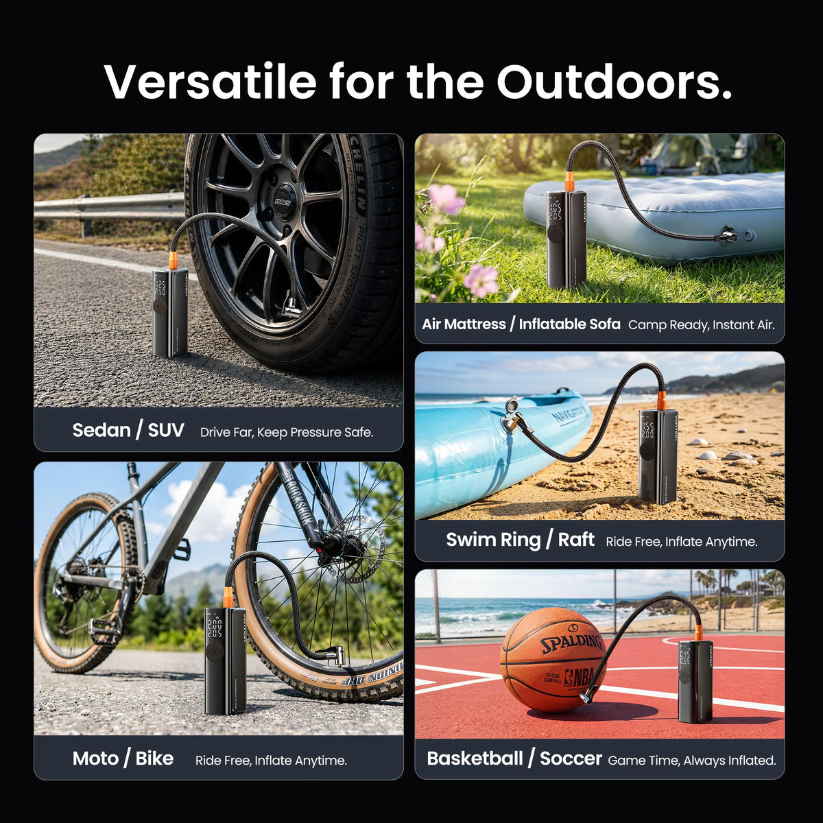 Wireless Tire Inflator 5200mAh