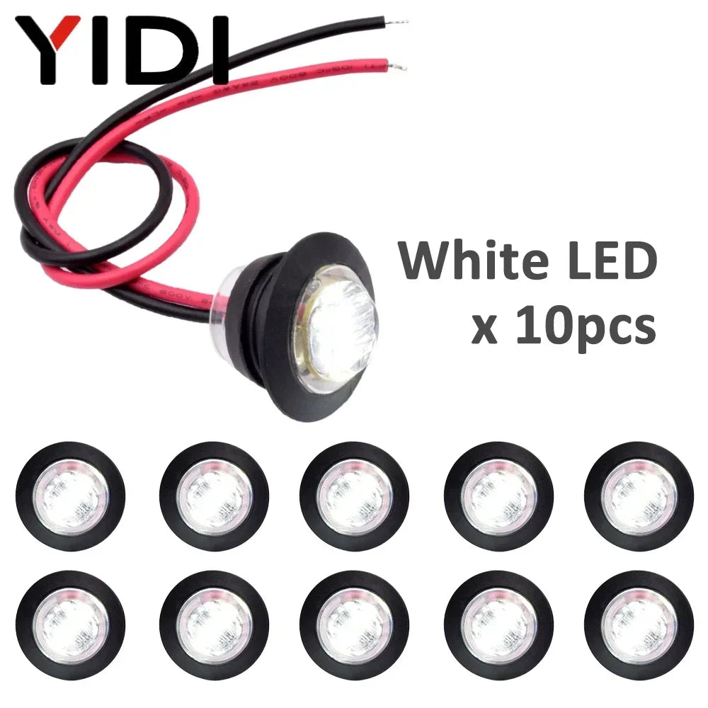 مصباح جانبي LED DRL مقاوم للماء 12 فولت