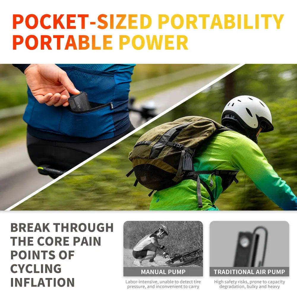 TOWILD A13 Mini Bike Tire Pump