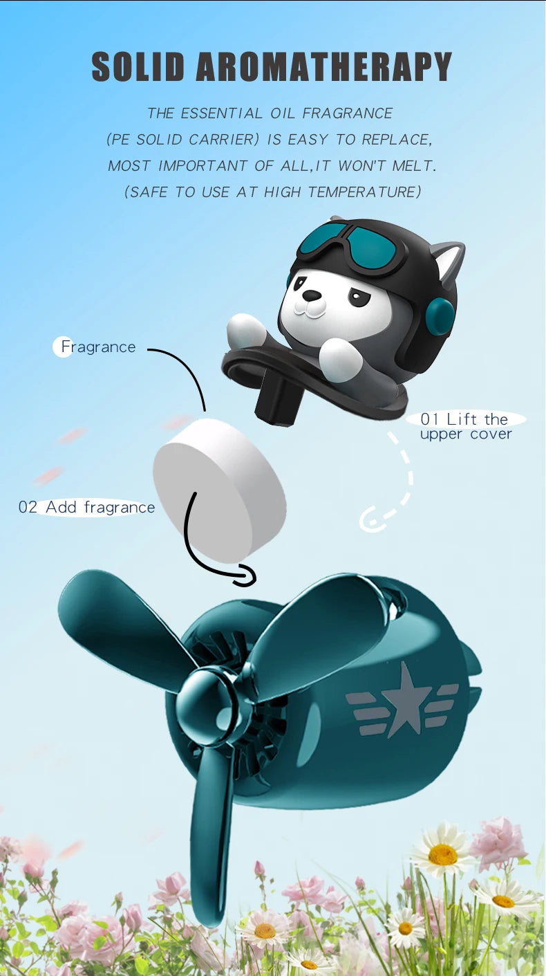 Pilot Dog Car Air Freshener