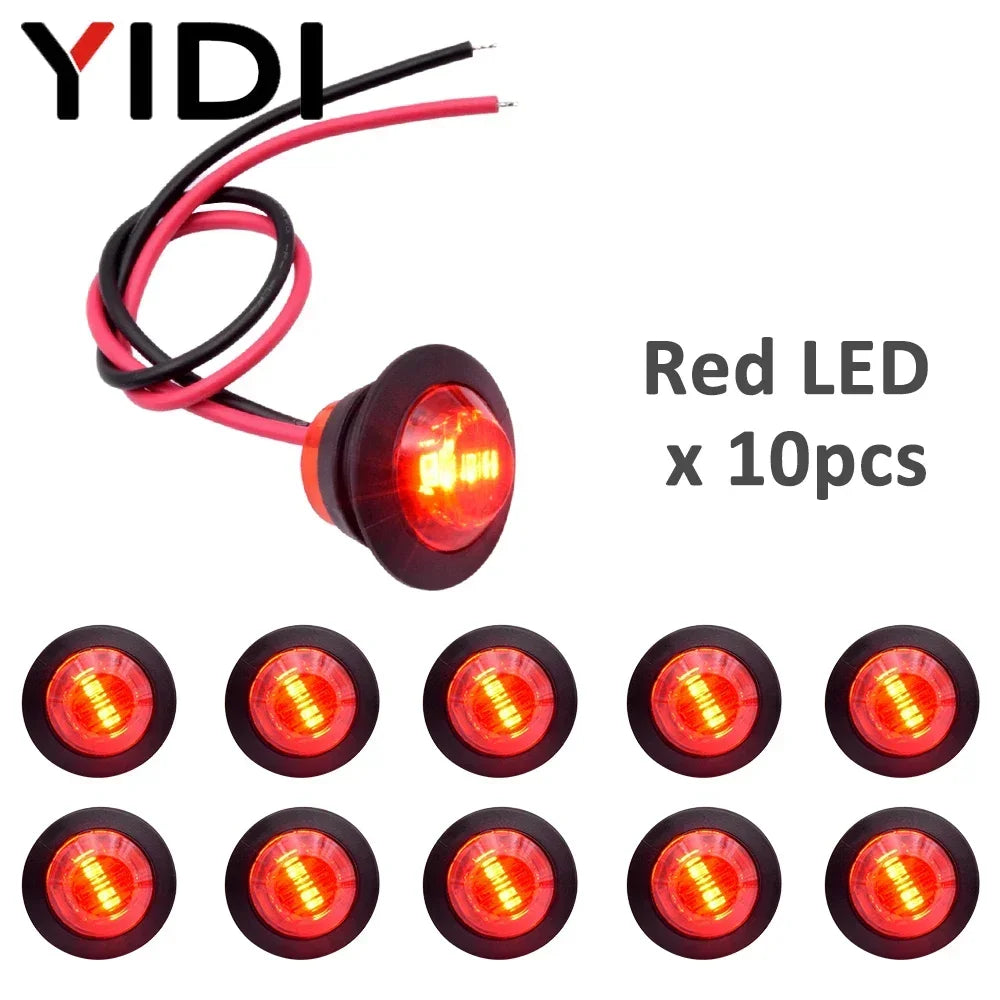 مصباح جانبي LED DRL مقاوم للماء 12 فولت