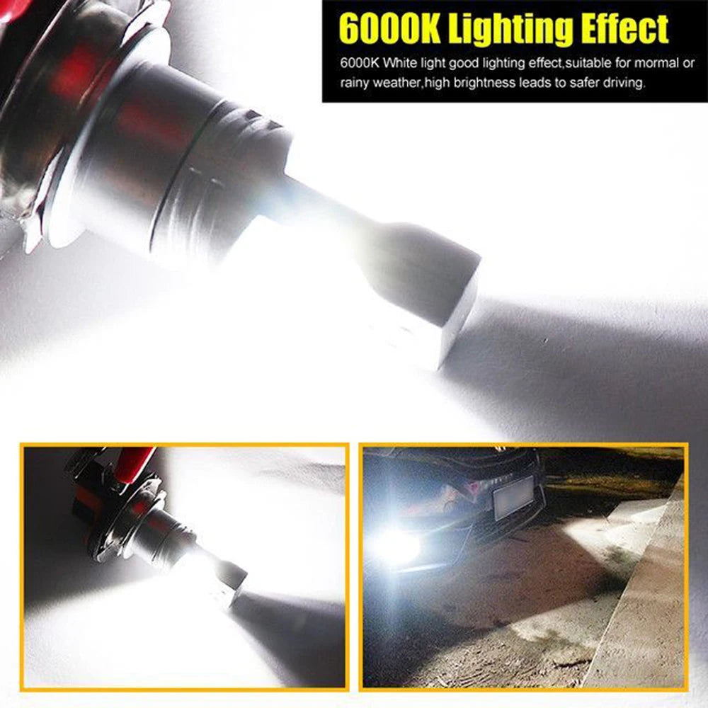 H15/H11B مصباح أمامي LED 30000 لومن (قطعتان)