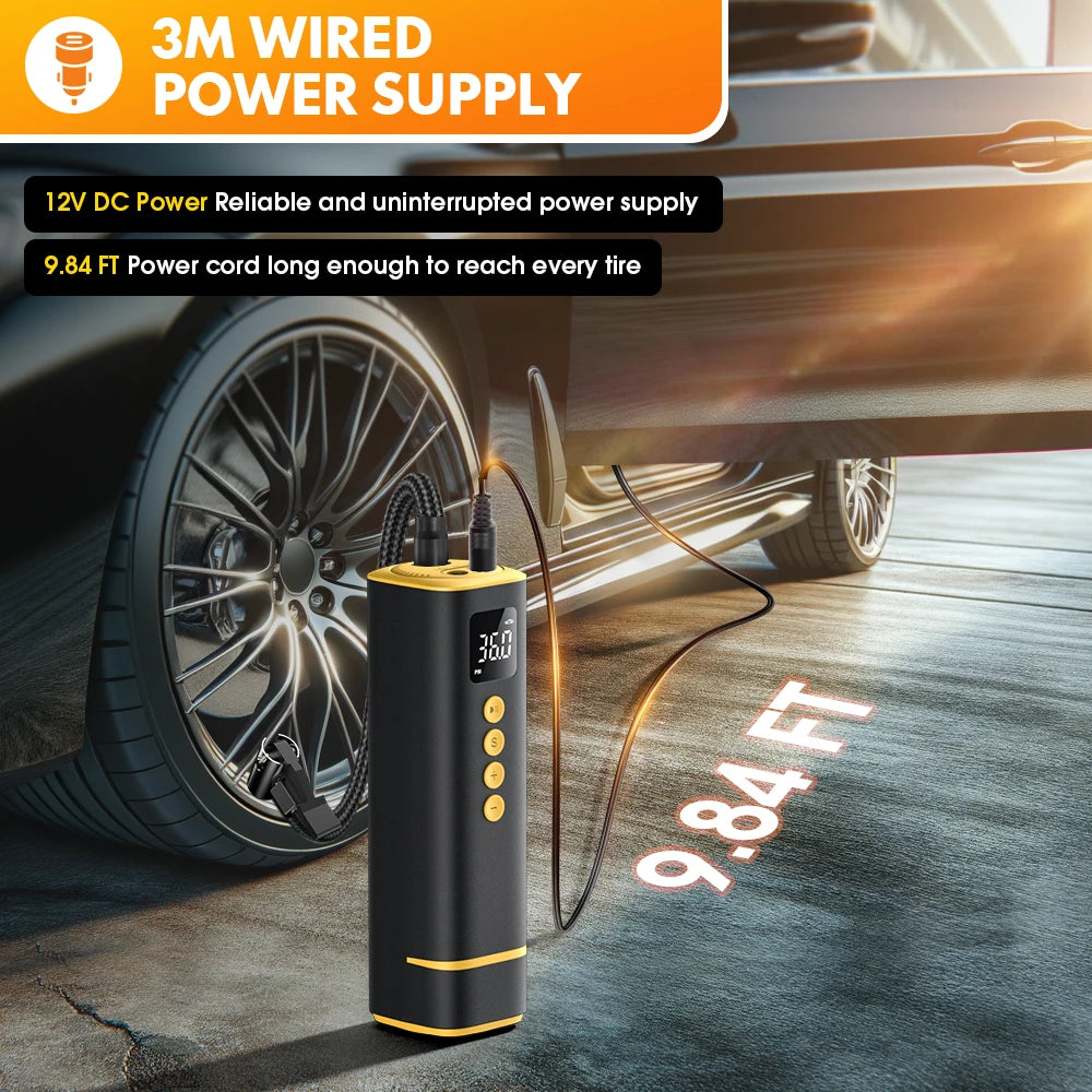CARSUN Mini Tire Inflator Pump