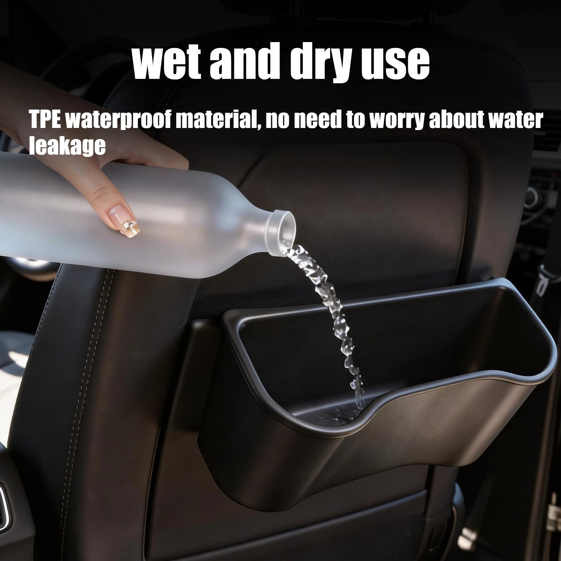 Rear Seat Cup Holder Organizer Tesla