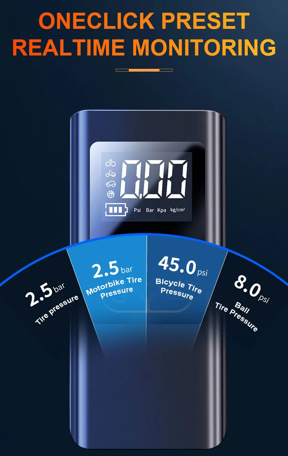 SEAMETAL Mini Tire Inflator