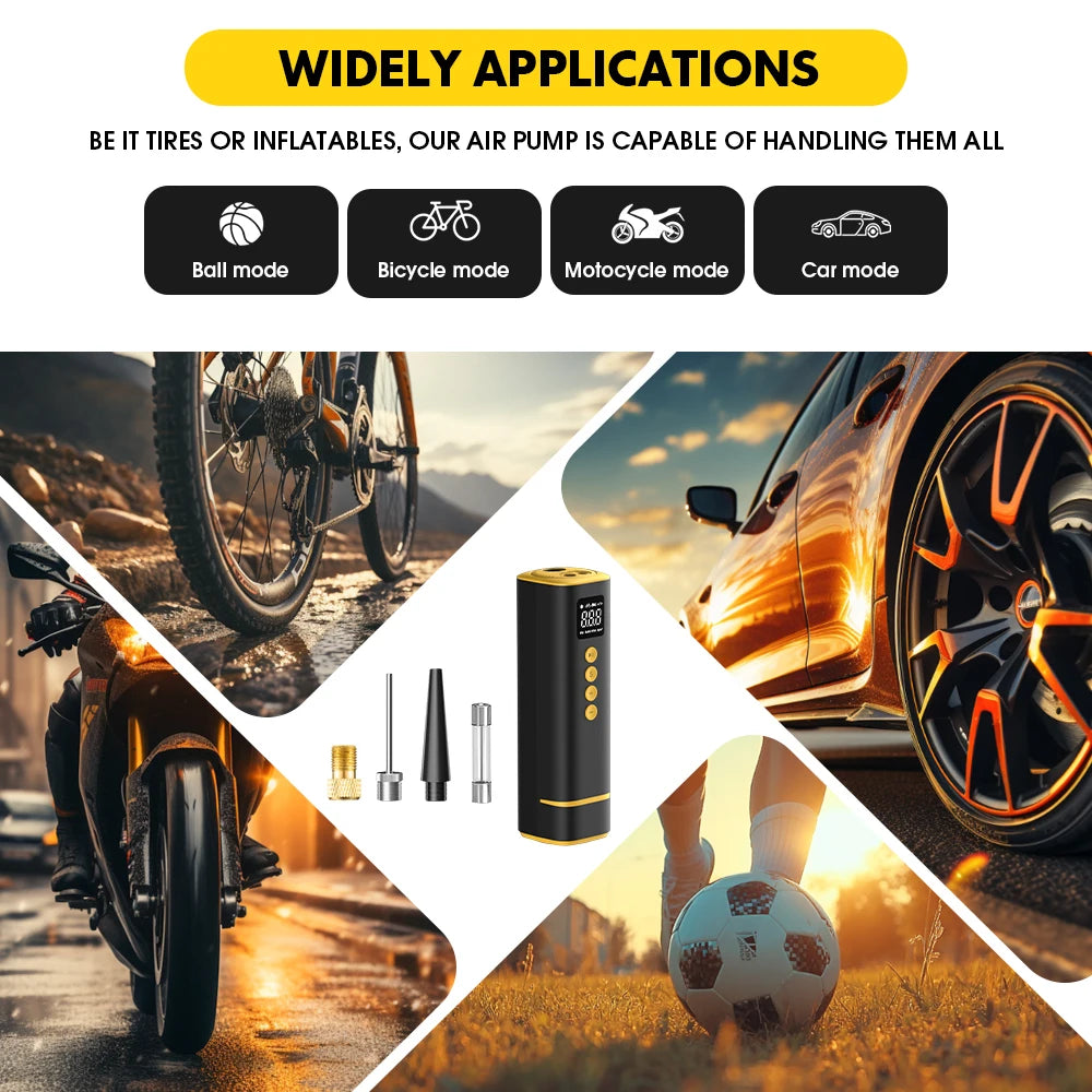 CARSUN Mini Tire Inflator Pump