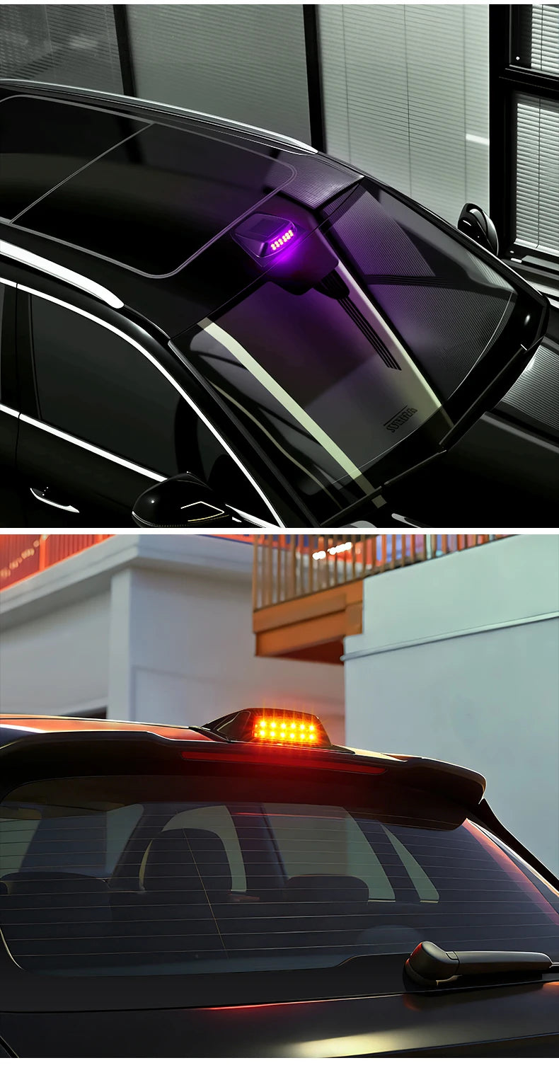 Solar LED Car Anti-Collision Warning Light