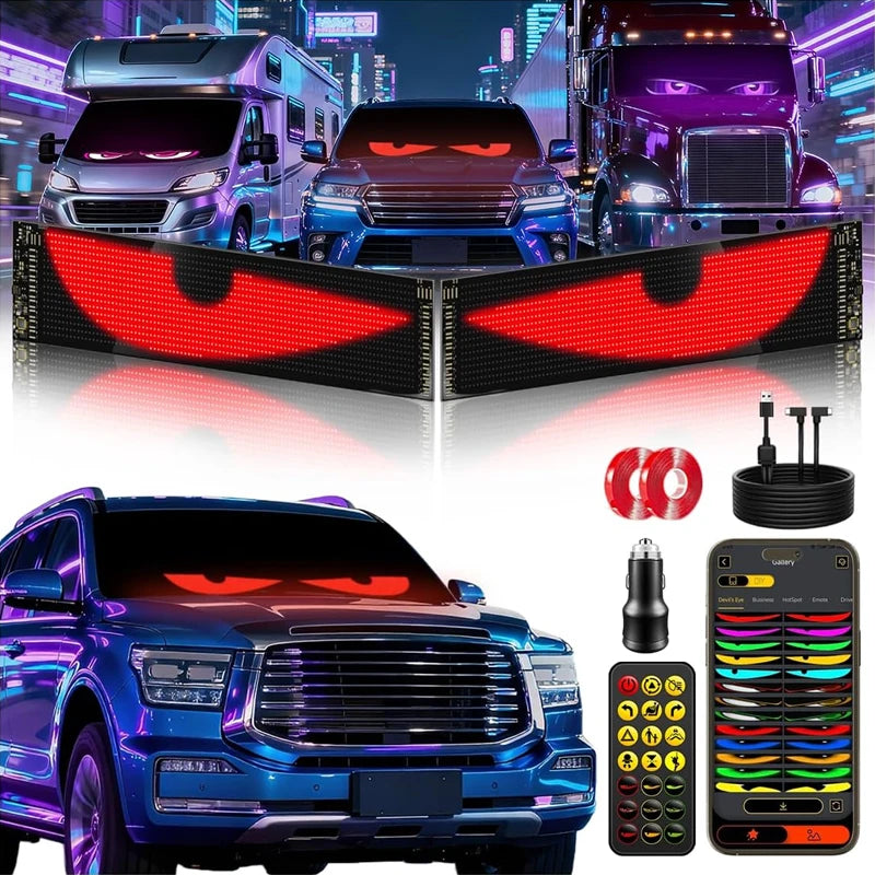 Devil Eyes LED Windshield Light (2PCS)