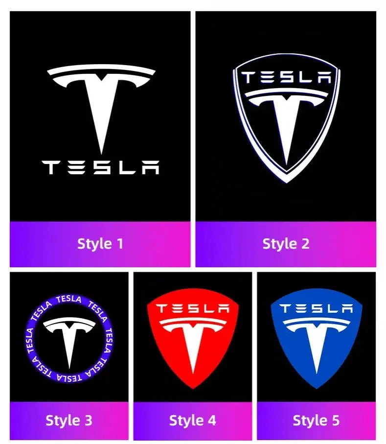 Tesla Door Logo Projector Lights (2PCS)