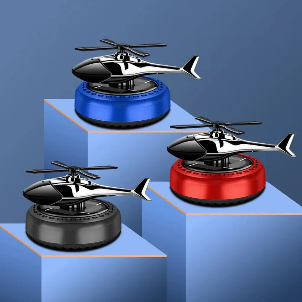Solar Helicopter Car Air Freshener