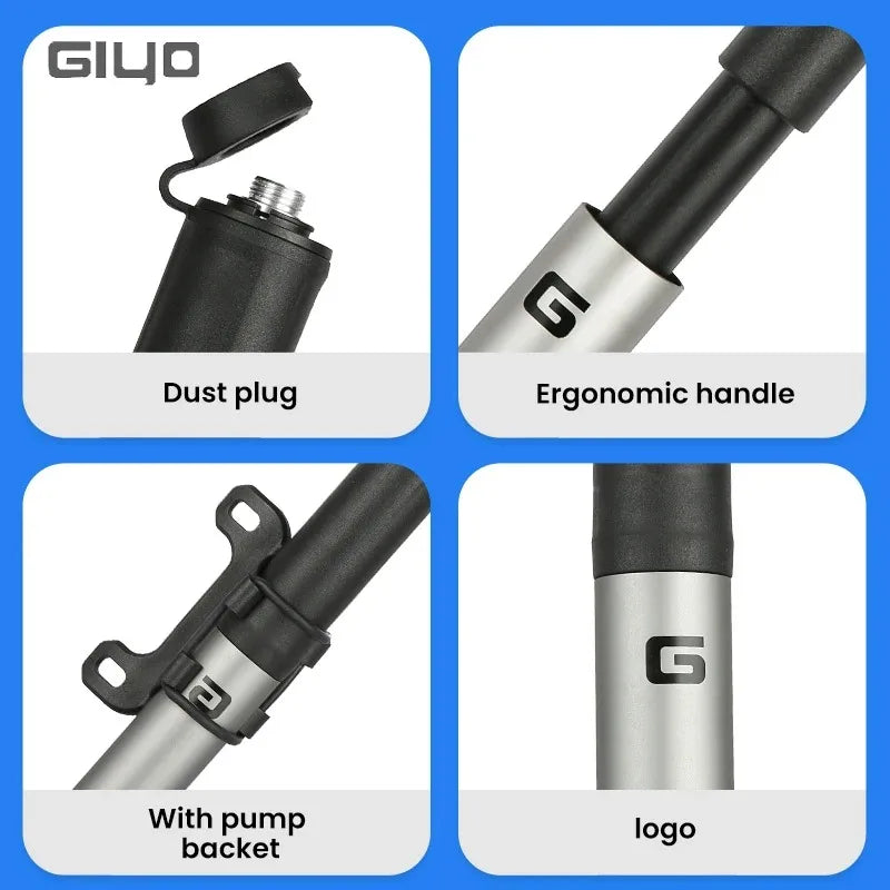 GIYO 120PSI Bike Hand Pump