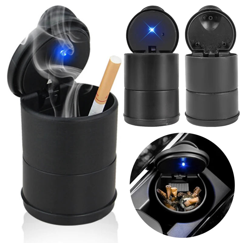 Portable LED Car Ashtray