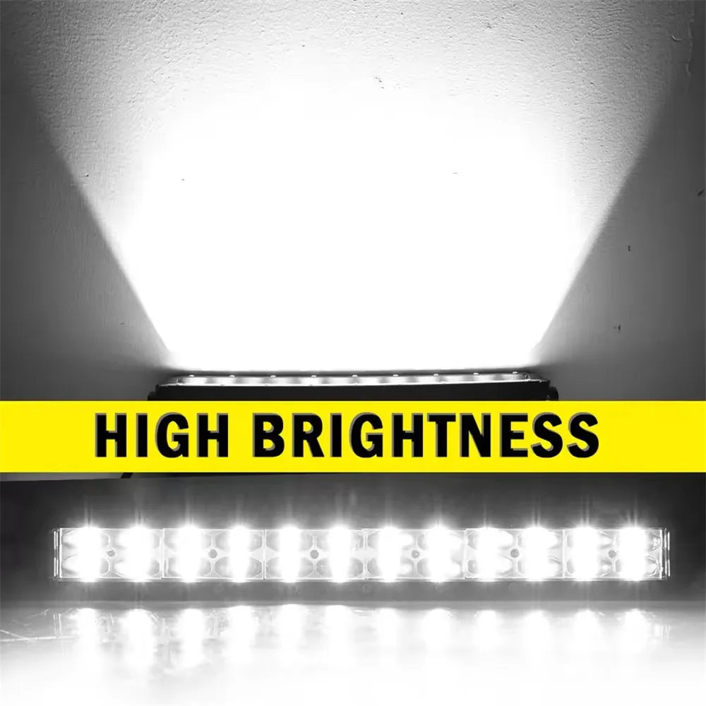 6D LED Light Bar 2-Row 4x4 12V/24V