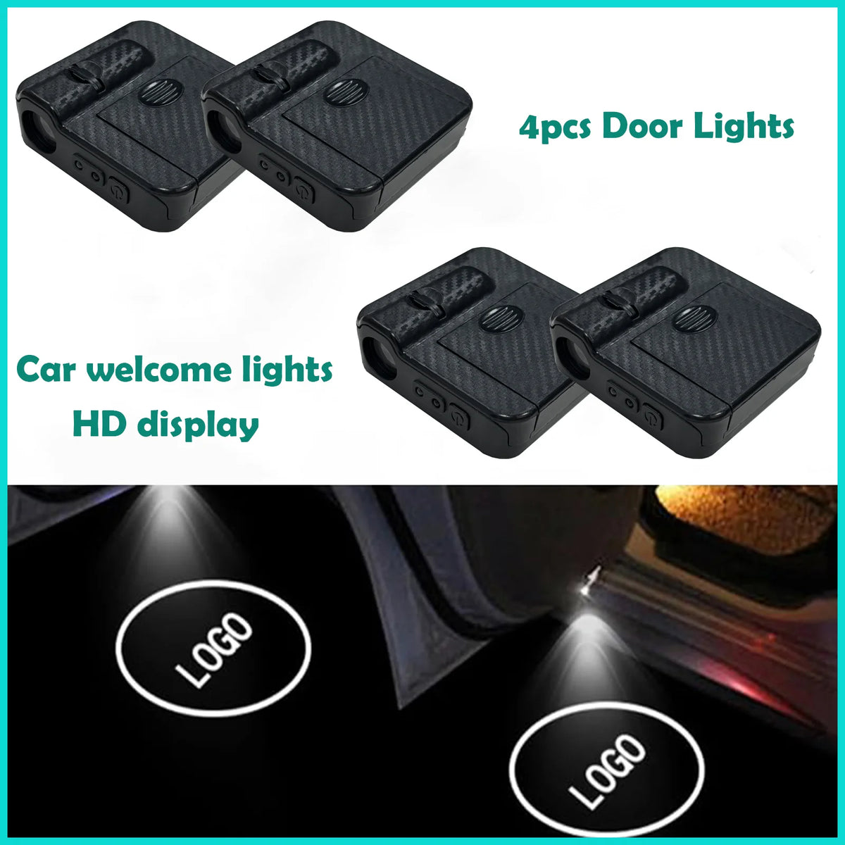 Wireless Car Door Projector Lights (2/4PCS)