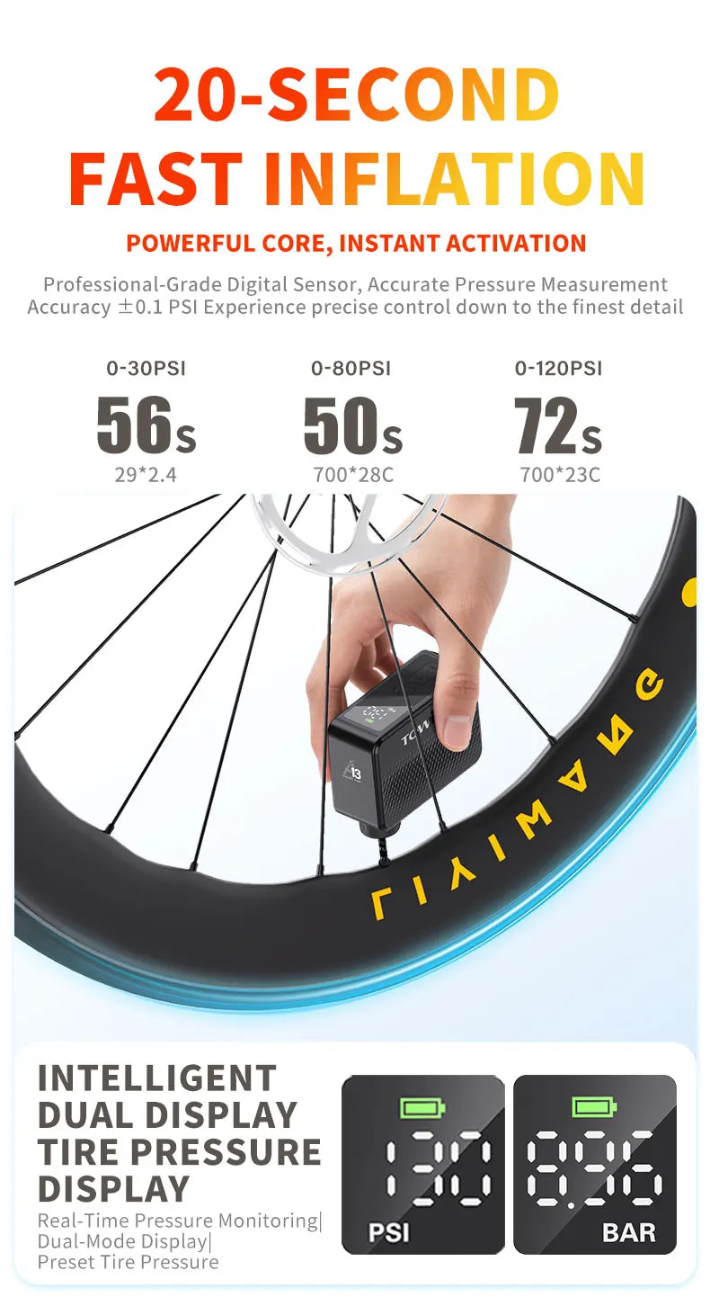 TOWILD A13 Mini Bike Tire Pump