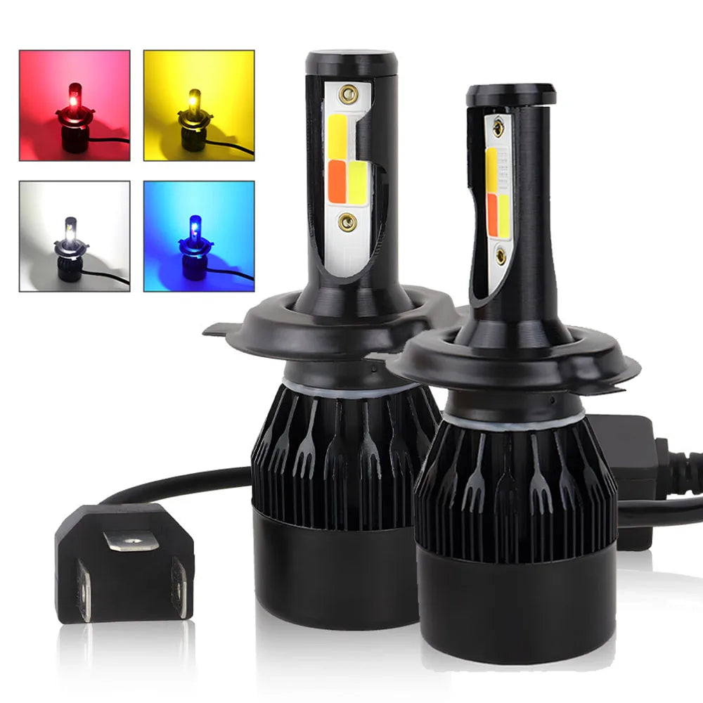 S2 كشافات LED أمامية 4 ألوان 80 واط كانباص