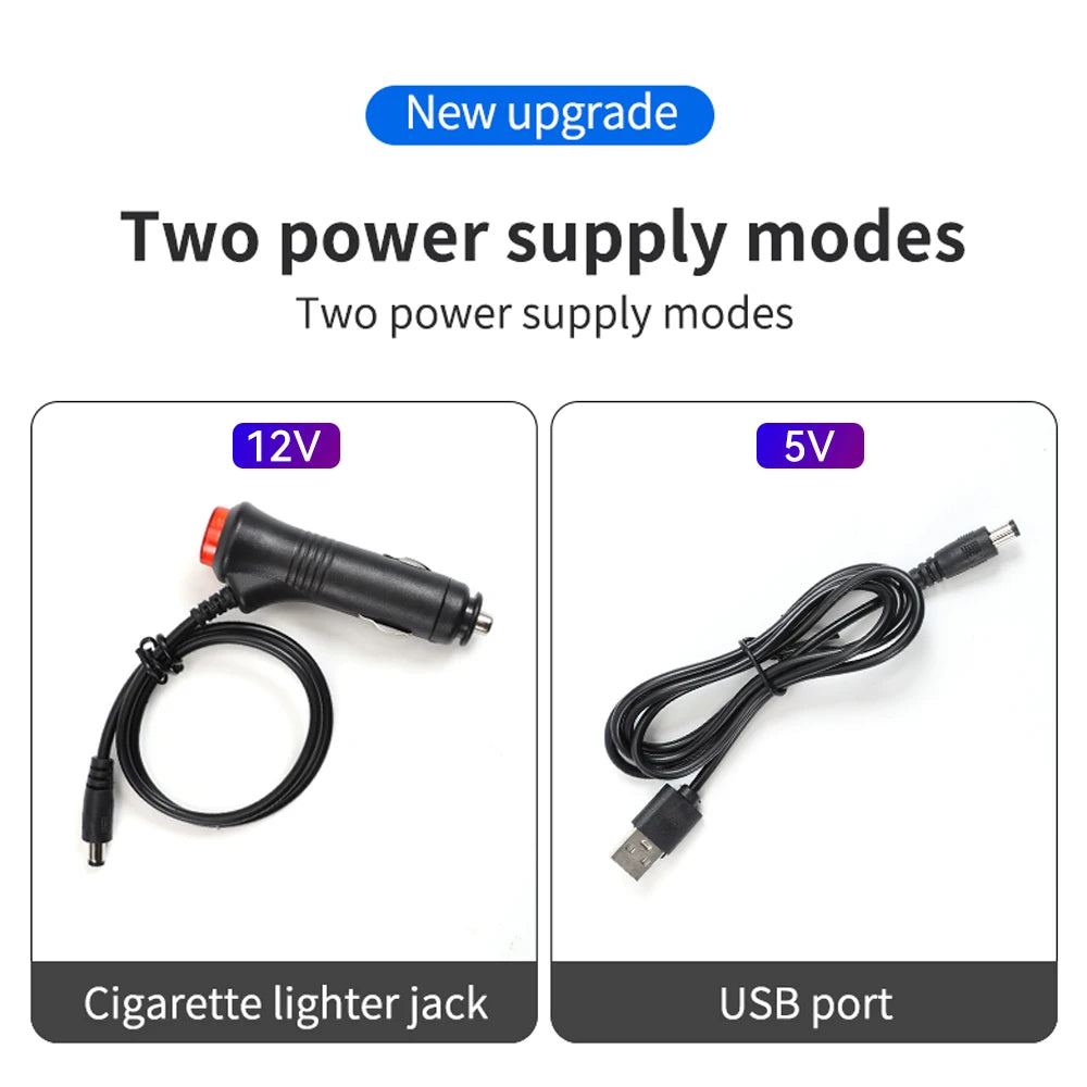 ضوء LED موسيقي RGB للسيارة داخلي بمنفذ USB وجهاز تحكم عن بعد