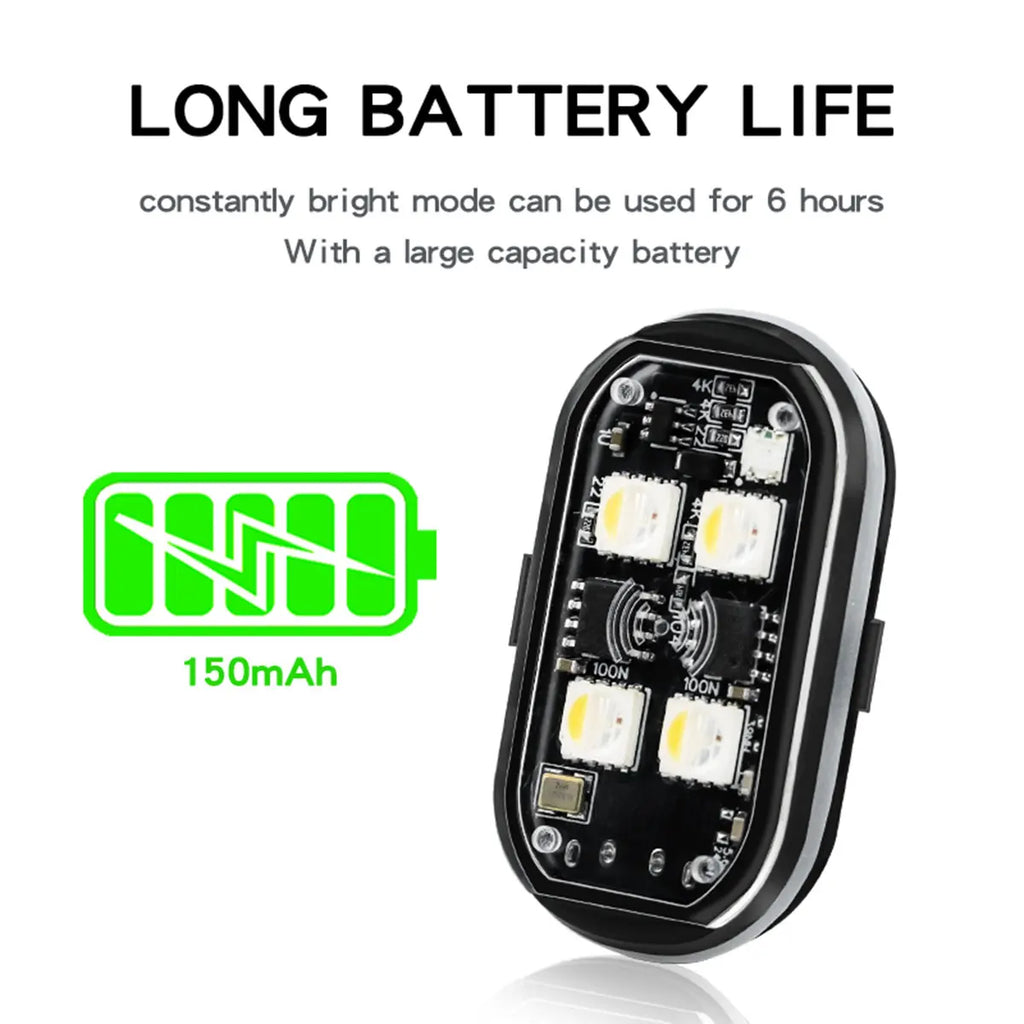 مجموعة إضاءة تحذير لاسلكية ستروب LED