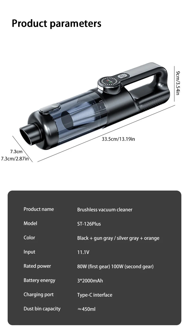 Cordless Car Vacuum Cleaner