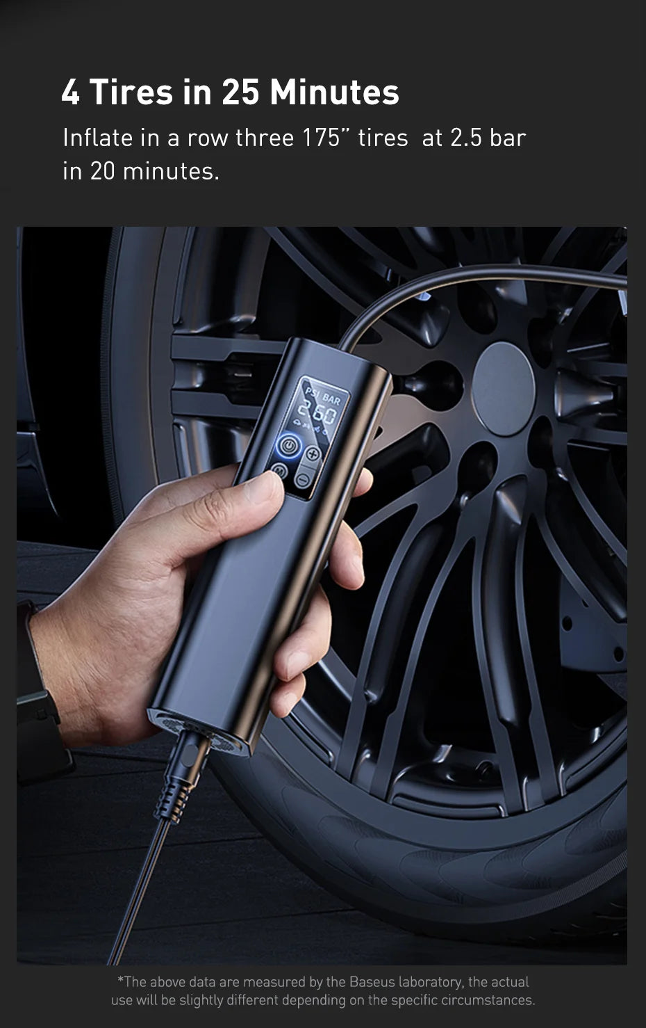 Baseus 12V Tire Inflator