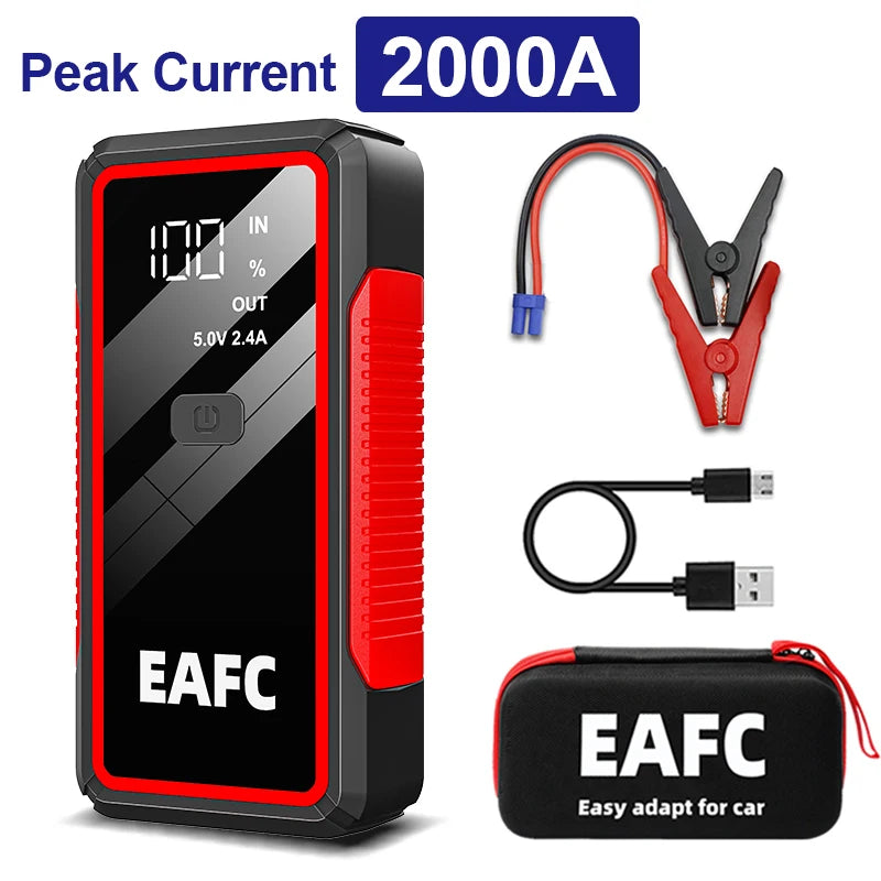 Portable 2000A Jump Starter 12V