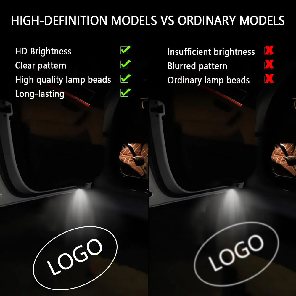 Wireless Car Door Projector Lights (2/4PCS)