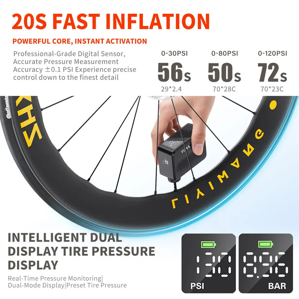 TOWILD A13 Mini Bike Tire Pump