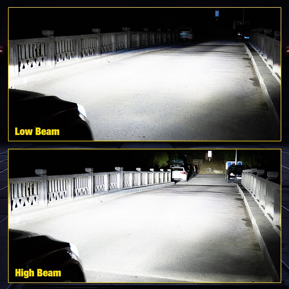 كشاف أمامي S&D LED بقوة 300 واط و 300000 لومن بتقنية Canbus