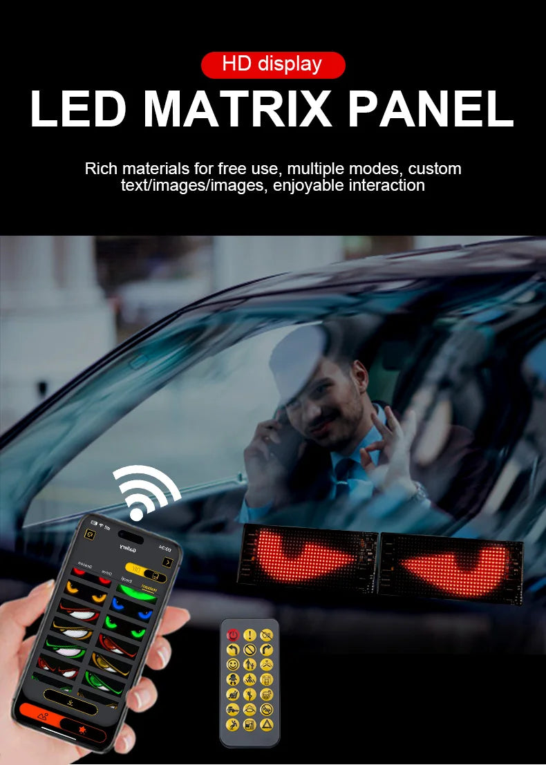 Devil Eyes LED Windshield Light (2PCS)