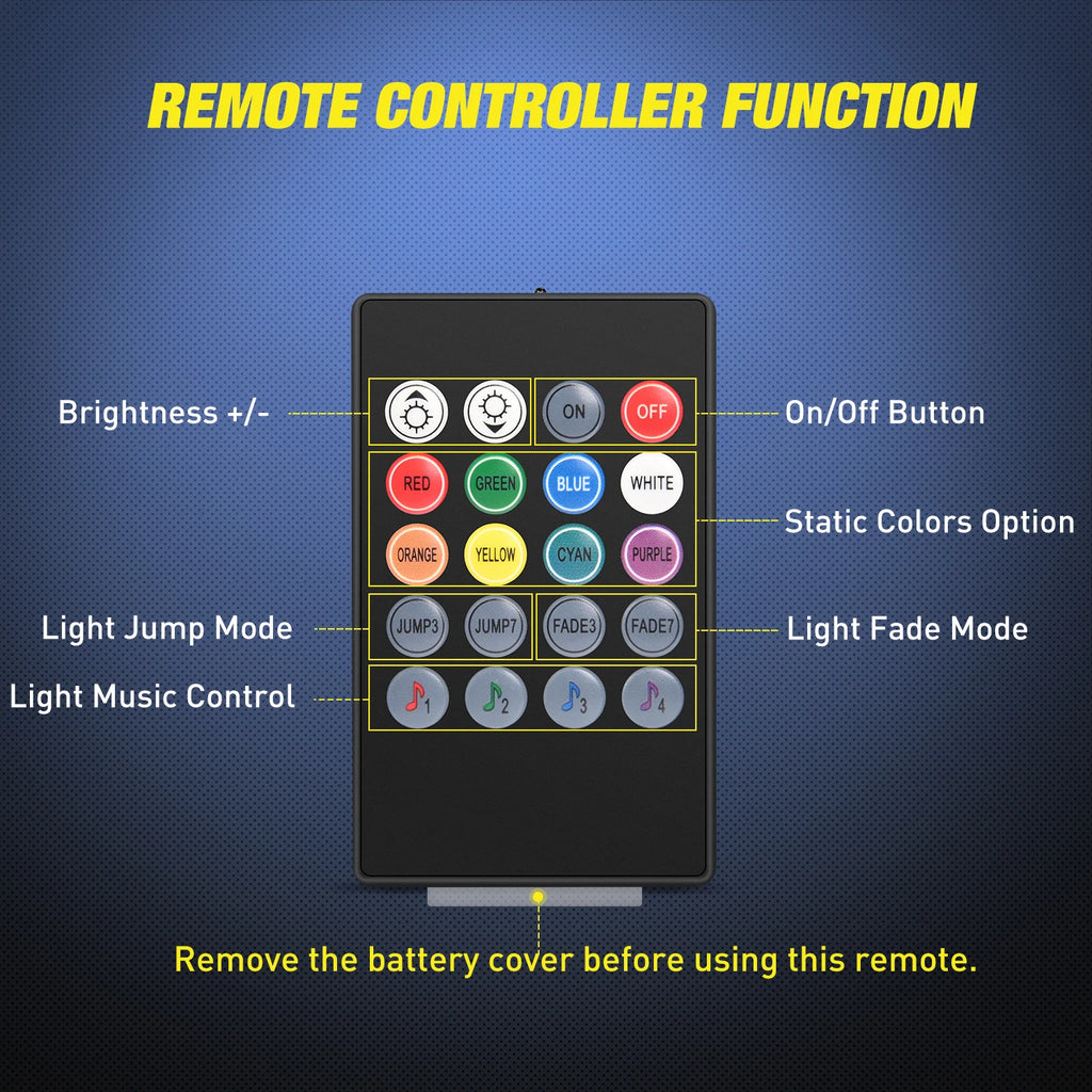 إضاءة داخلية للسيارة USB RGB شرائط إضاءة 4 قطع