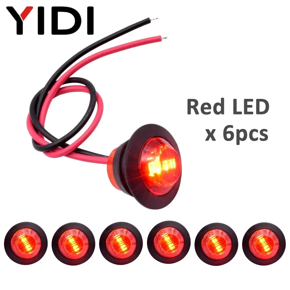 مصباح جانبي LED DRL مقاوم للماء 12 فولت