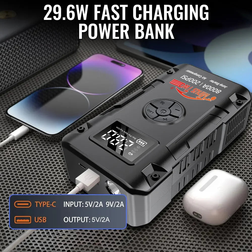 Wireless Car Jump Starter Booster