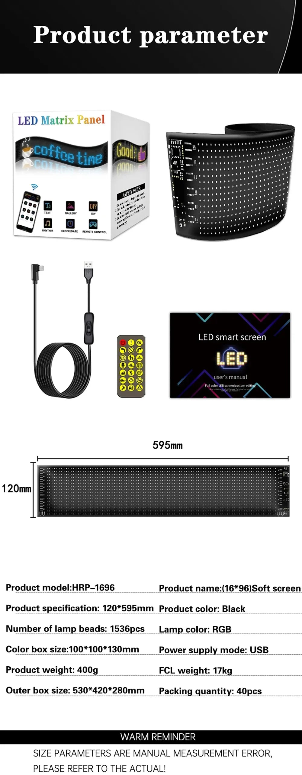 لوحة بكسل مصفوفة LED بتطبيق Demon Eyes