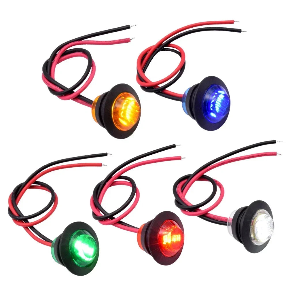 مصباح جانبي LED DRL مقاوم للماء 12 فولت