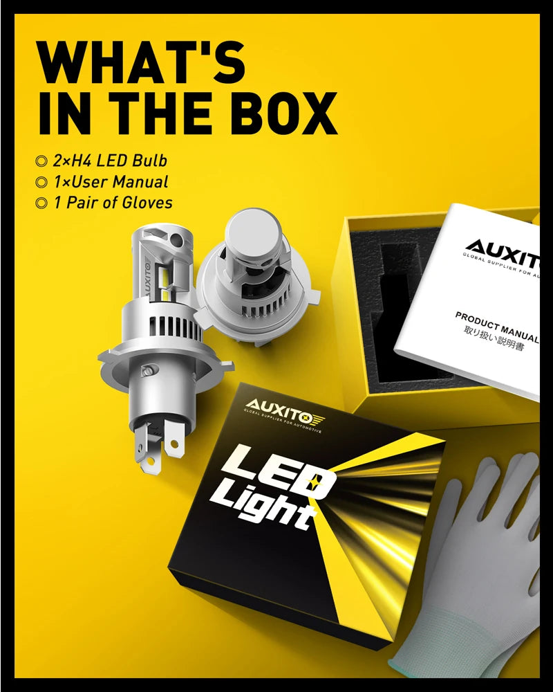 AUXITO H4 9003 LED Headlight 20000LM