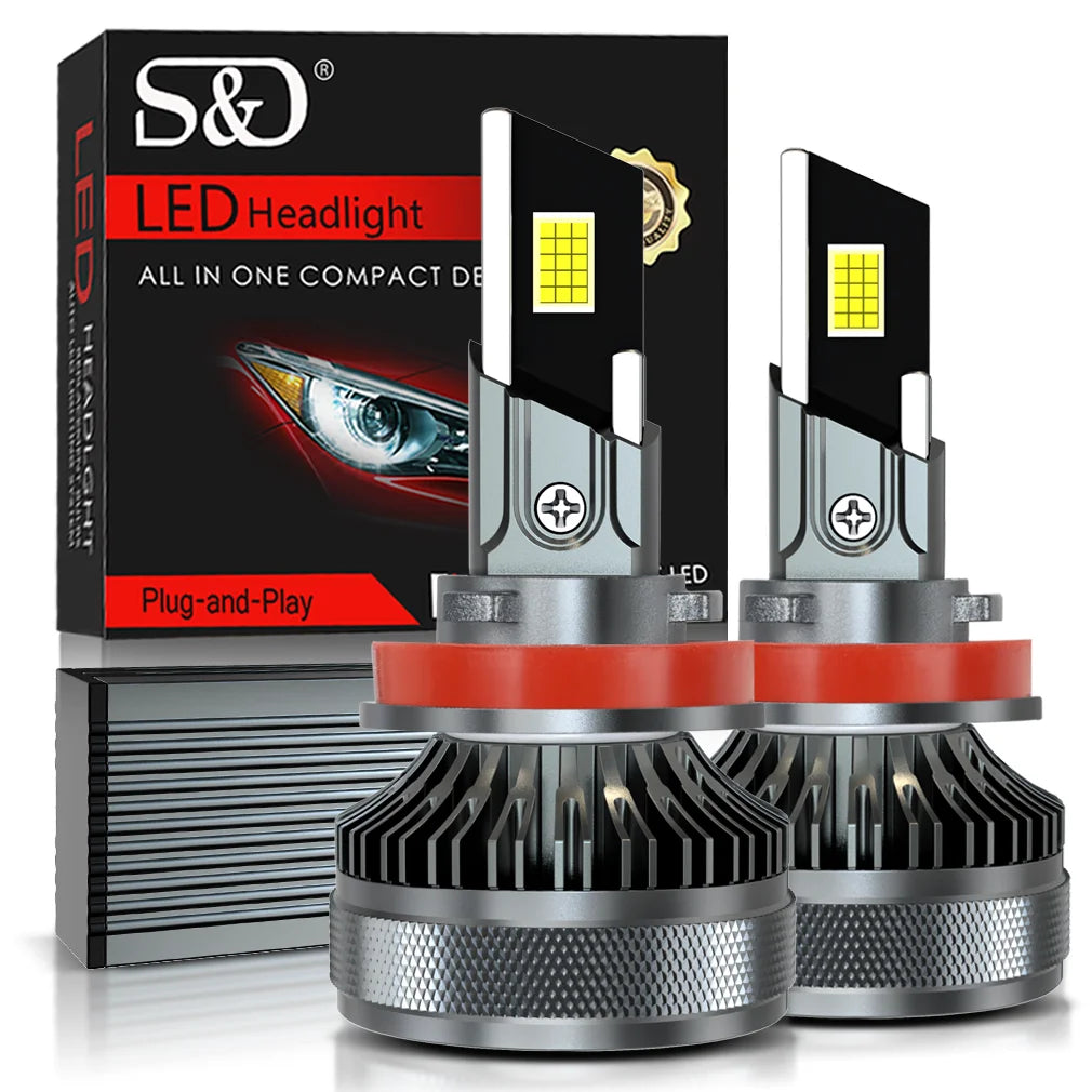 كشاف أمامي S&D LED بقوة 300 واط و 300000 لومن بتقنية Canbus