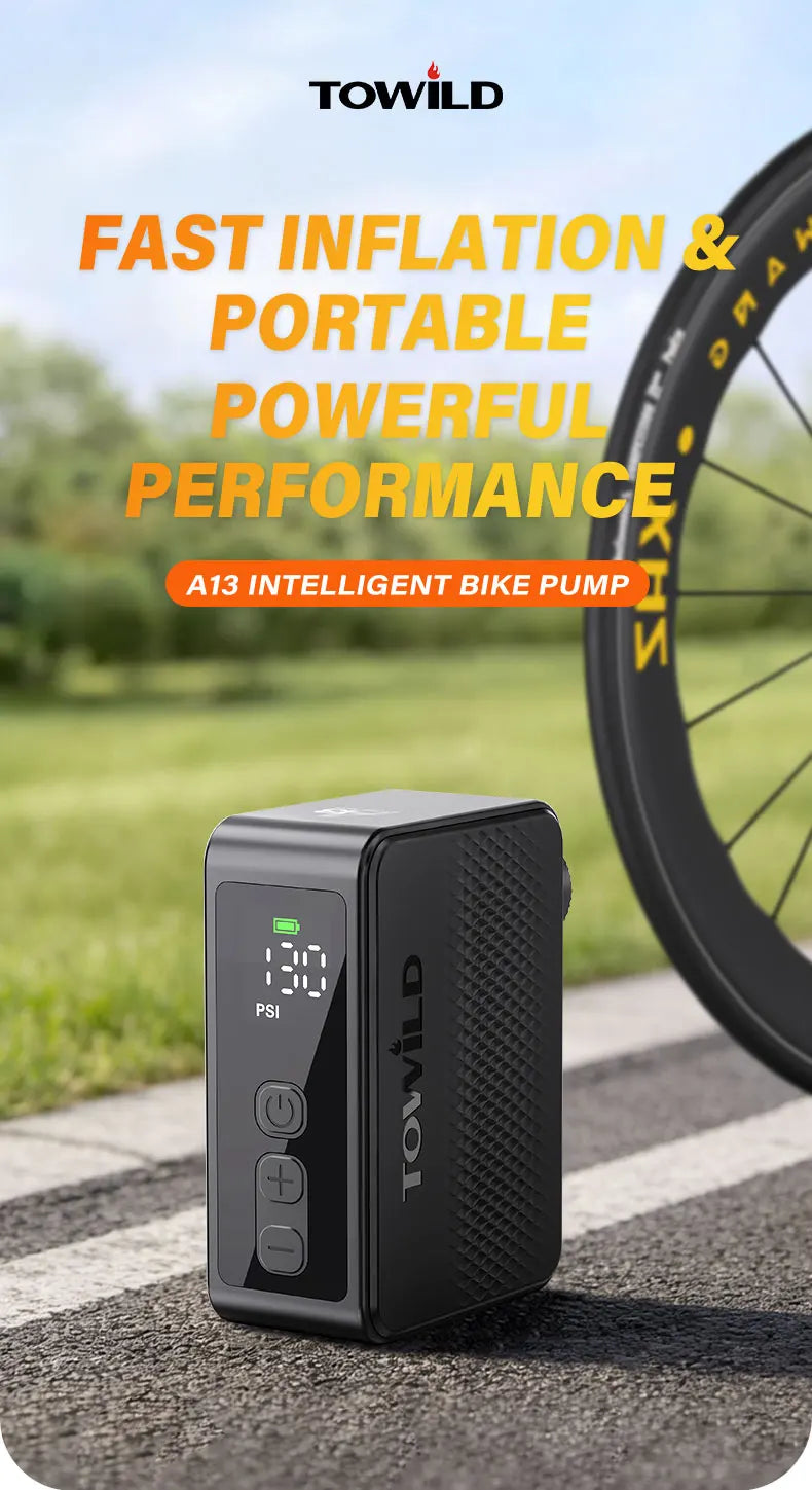 TOWILD A13 Mini Bike Tire Pump