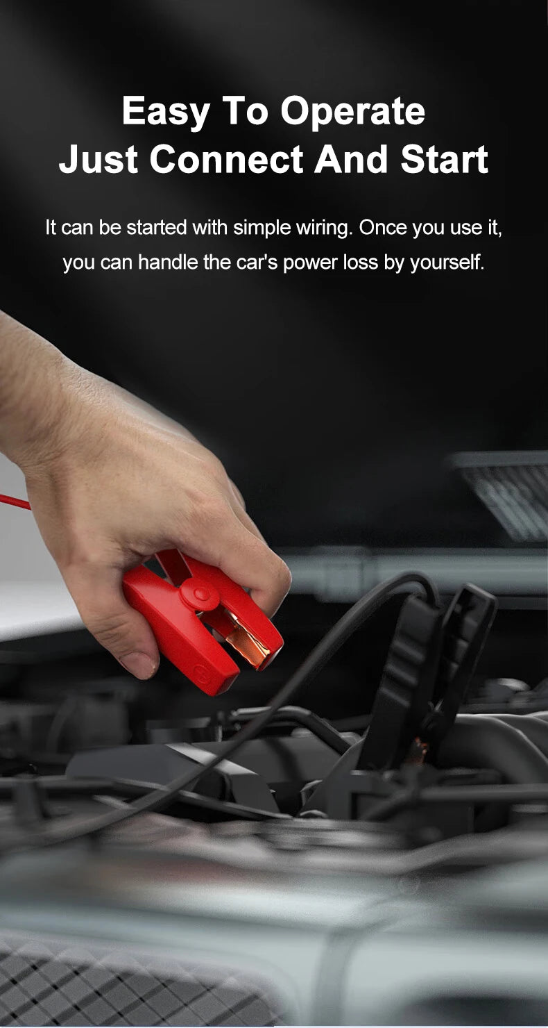 Portable 2000A Jump Starter 12V